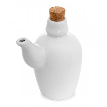 Jarra Porta Shoyu com Rolha 210ml Branco Sapporo